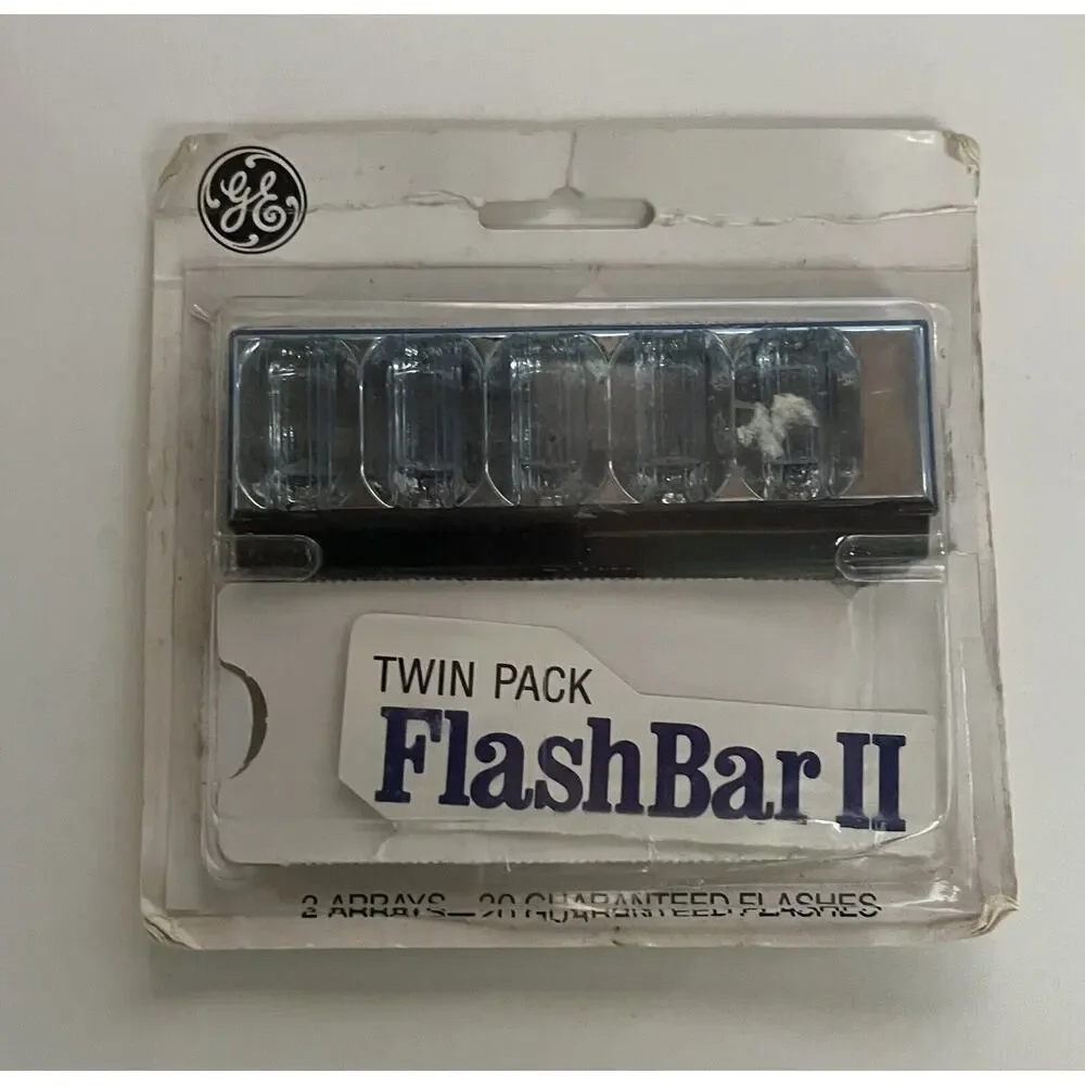 One Flashbar Left Out Of A 2 Pack. GE Flashbar II 10 Flashes Left‎